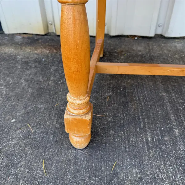 Broyhill Ladderback Upholstered Armless Chair- Local Pickup Only 