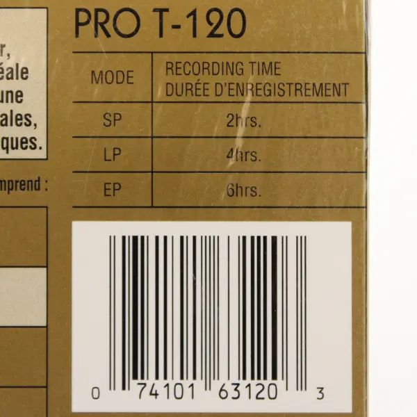 Fuji Film Pro 120 6hr Blank VHS Video Tape New Sealed