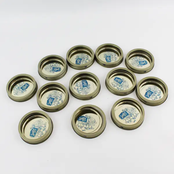 One Dozen Ball Wide Mouth Canning Jar Lids And Rings Open Box Unused