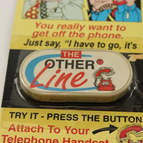 Lot of 2 Vintage 'The Other Line' Telephone Gag - NIP