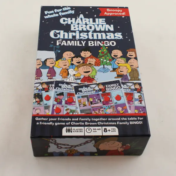 Family Bingo Game A Charlie Brown Christmas 2019, Complete  