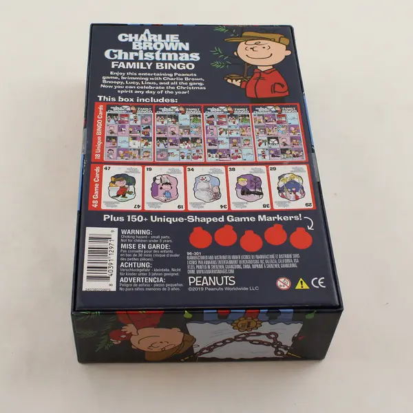 Family Bingo Game A Charlie Brown Christmas 2019, Complete  