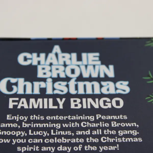 Family Bingo Game A Charlie Brown Christmas 2019, Complete  