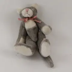 Boyds Bears Turner F. Wuzzie Miniature Jointed Cat Figurine 3.5"