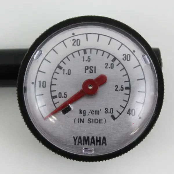 Vintage Yamaha OEM Tire Air Fork Shock 0-40psi Pressure Gauge 