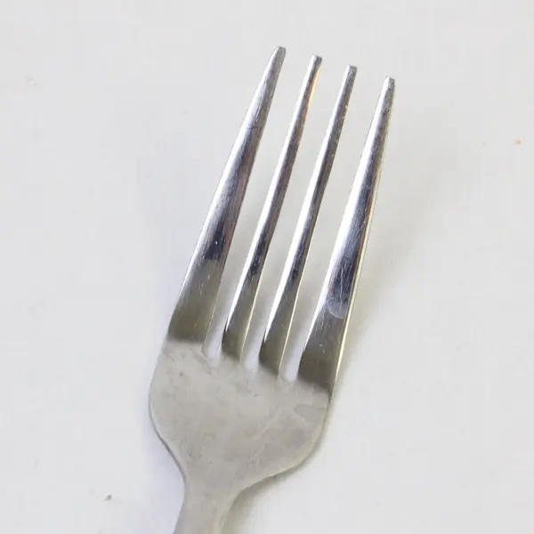 Lot of 8 Cambridge Silver Tabitha Sand Pattern SS Salad Forks 7" Rare Item Good