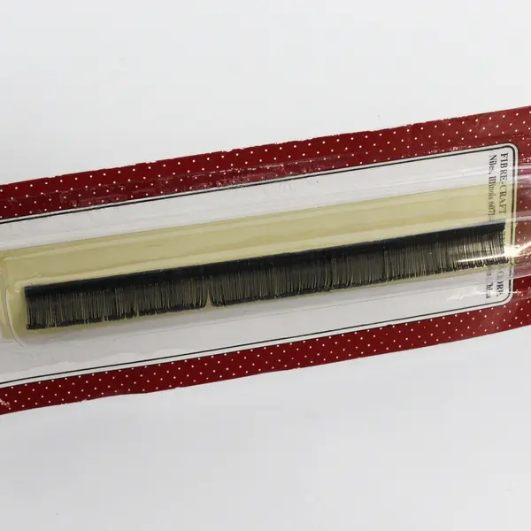 Pack of Fibre Craft Novelty Eyelash Self-Adhesive Strip, 3/4"x5.1/4"Black #4144 