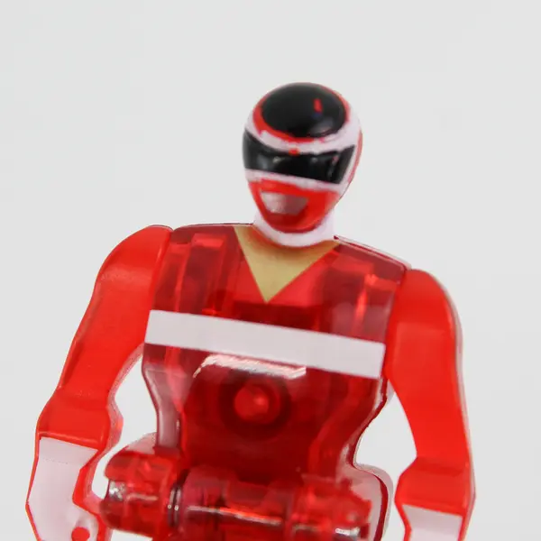 Power Rangers Super Megaforce Clear Red Legendary Ranger Key - 2.5" Tall