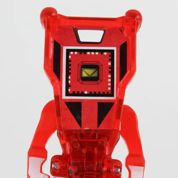 Power Rangers Super Megaforce Clear Red Legendary Ranger Key - 2.5" Tall