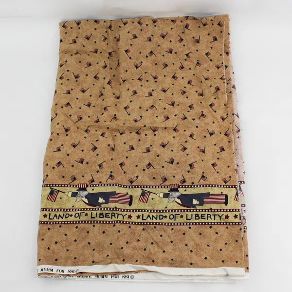 Patriotic Land of Liberty Debbie Mumm Cotton Fabric, 46"x120" 