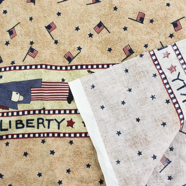Patriotic Land of Liberty Debbie Mumm Cotton Fabric, 46"x120" 