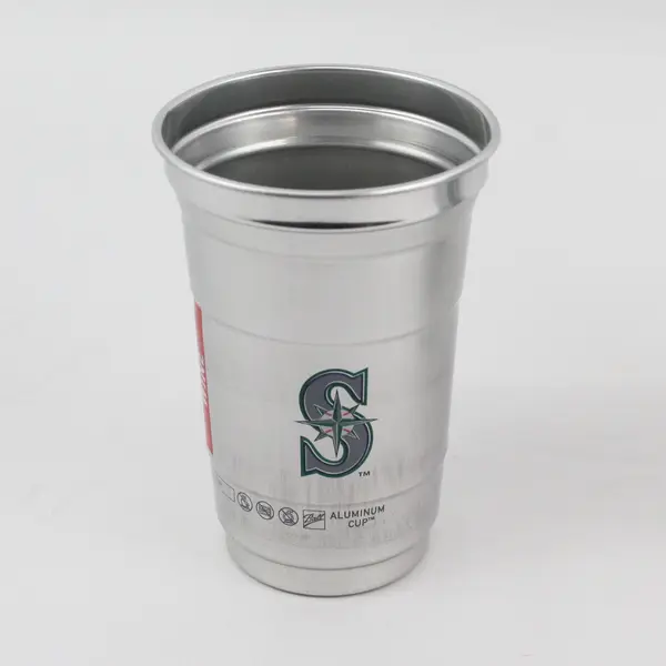 Lot of 3 Ball Lightweight Aluminum Drinking Cups Seattle Mariners Baseball