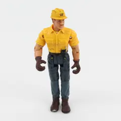 CAT Caterpillar Construction Worker 4in. Action Figure 
