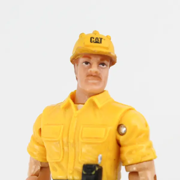 CAT Caterpillar Construction Worker 4in. Action Figure 