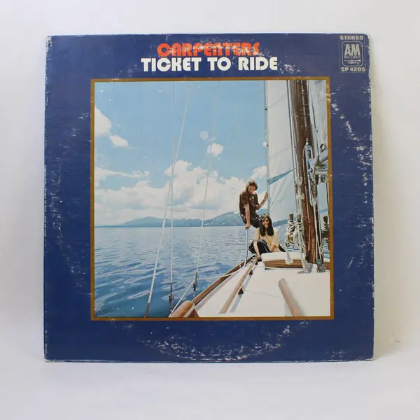 1970 Carpenters Ticket To Ride 12" Vinyl LP Record 