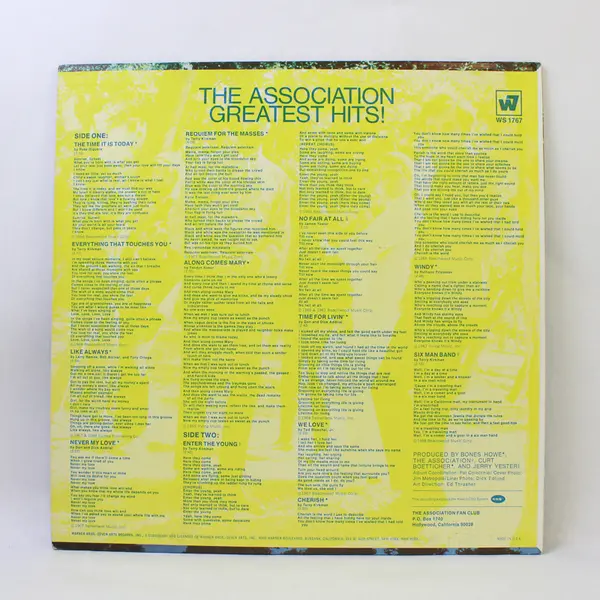 The Association Greatest Hits 12" Vinyl Record