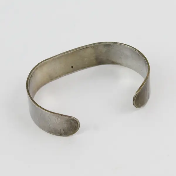 Pi Delta Sigma Silver Cuff Bracelet 2 3/8"
