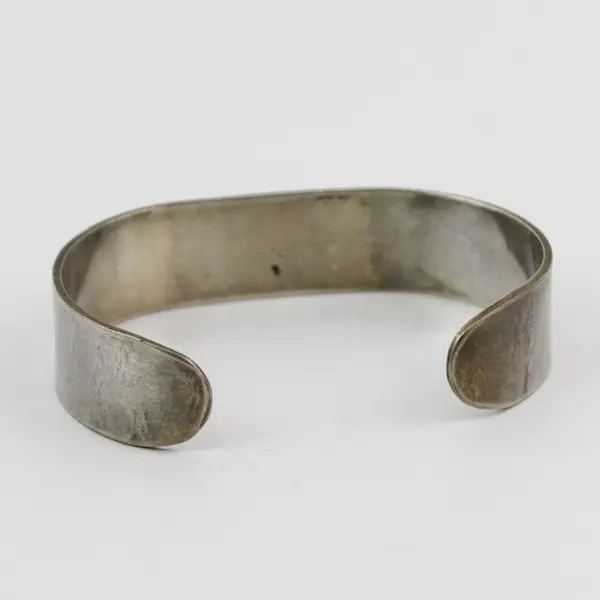 Pi Delta Sigma Silver Cuff Bracelet 2 3/8"