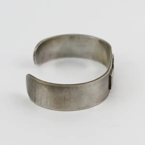 Pi Delta Sigma Silver Cuff Bracelet 2 3/8"