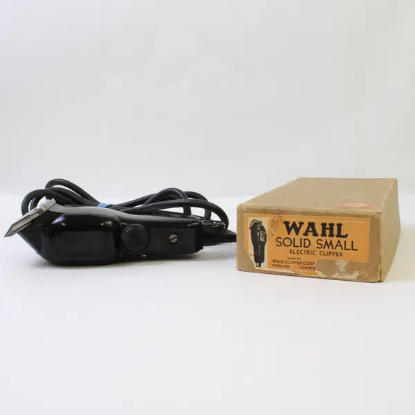 Vintage Wahl Small Electric Clipper Original Box Untested Collectible