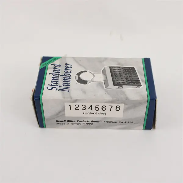 Newell Pro Stamp Standard Numberer Office Numbering Stamp 