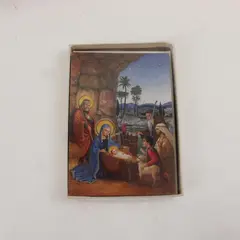 Set of 12 Sunrise Publications Nativity Scene Christmas Cards & Envelopes