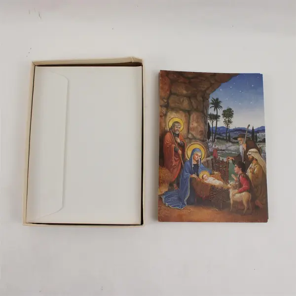 Set of 12 Sunrise Publications Nativity Scene Christmas Cards & Envelopes