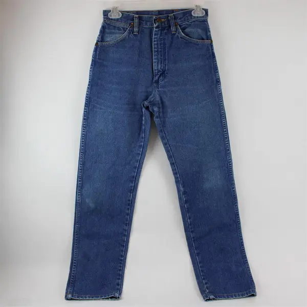 Wrangler Women's 5x36 (25x30) Medium Wash Slim Fit Cowboy Denim Jean - FLAWS
