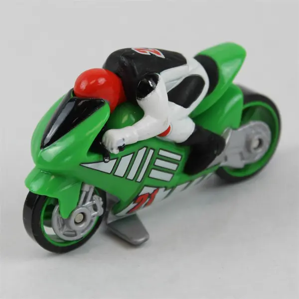 2008 Hot Wheels Green Air Slayer Diecast Motorcycle Bike Toy
