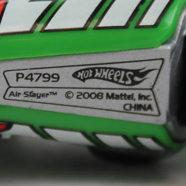 2008 Hot Wheels Green Air Slayer Diecast Motorcycle Bike Toy