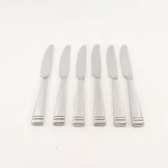 Lot Of 6 Dansk Altin (Stainless) Pattern Flatware Dinner Knives 9.25" Long