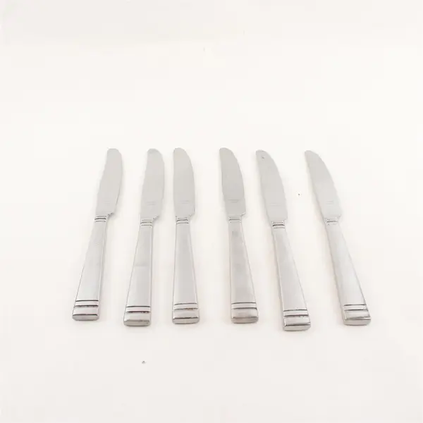 Lot Of 6 Dansk Altin (Stainless) Pattern Flatware Dinner Knives 9.25" Long