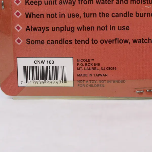 Nicole Craft NIB Electric Wax Melt Burner Countertop Flameless