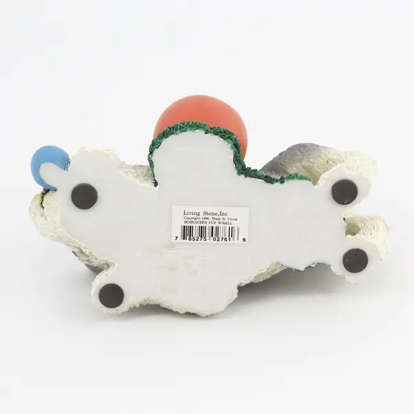 1996 Living Stone Schnauzer Pup W/Ball  Figurine
