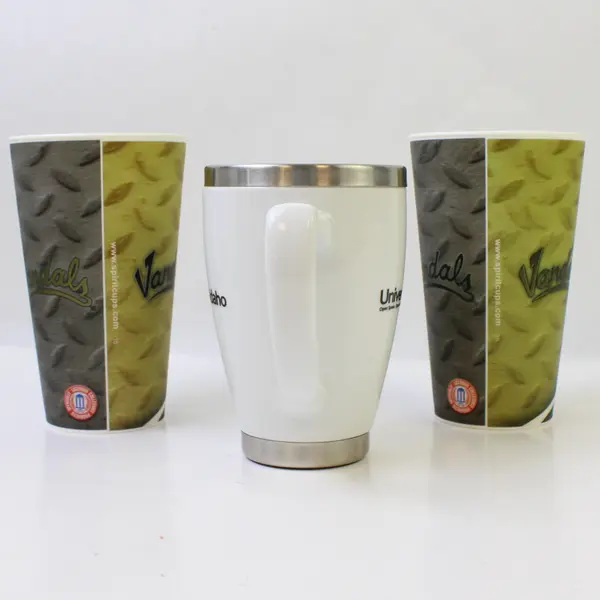 Lot of 3 University of Idaho Vandals Cups & Coffee Mug