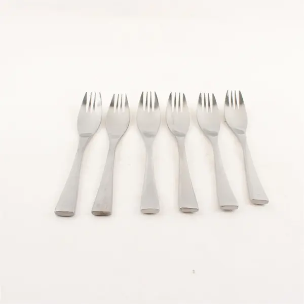 Lot Of 6 Cambridge Silver Strata (Stainless) Pattern Flatware Dinner Forks 8.25"