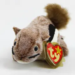 TY Beanie Baby Chipper Chipmunk 1999 7" Plush w/ Tag & Protector