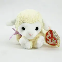 TY Beanie Baby Fleecie the Lamb (6 inch) w/Tag Protector