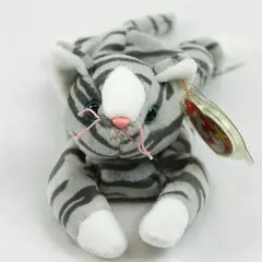 Ty Beanie Baby Prance the Cat 1997 Plush Toy with Tag Protector