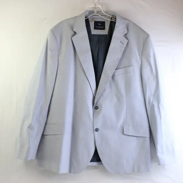 Tailor Byrd Men's 42R Blue & White Striped Sport Suit Jacket