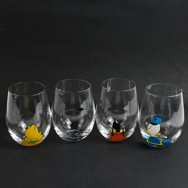 JuyJolt Disney Mickey Mouse Squad Collection Tumblers 15oz Set of 4 Glasses