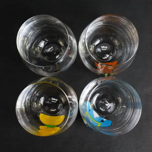 JuyJolt Disney Mickey Mouse Squad Collection Tumblers 15oz Set of 4 Glasses