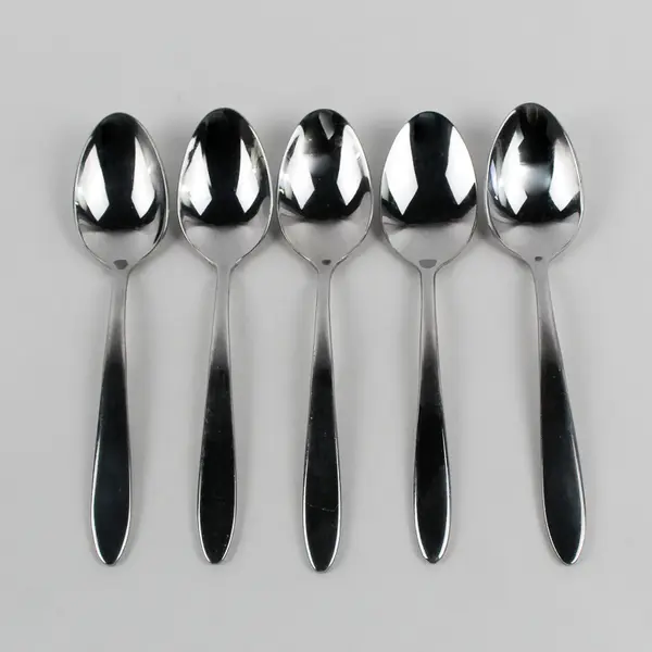 Lot Of 5 Oneida Mooncrest/Jennifer (Stainless) Flatware Soup Spoons 7.25" Long