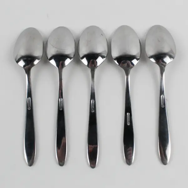 Lot Of 5 Oneida Mooncrest/Jennifer (Stainless) Flatware Soup Spoons 7.25" Long