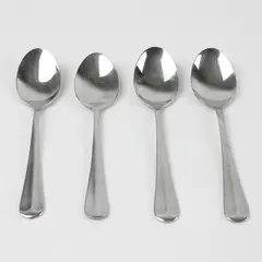 Set of 4 Wallace Silversmiths Kensington Stainless Teaspoons