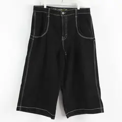JNCO Men's 38Wx30L Jet Blk Goldfish/Jalapeno Jeans - Collectors Lim. Edition