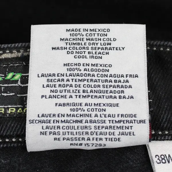 JNCO Men's 38Wx30L Jet Blk Goldfish/Jalapeno Jeans - Collectors Lim. Edition