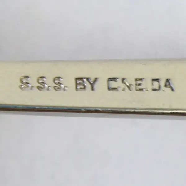 S.S.S. By Oneida Silver Erika Pattern Solid Gravy Ladle 7.75" Good Rare