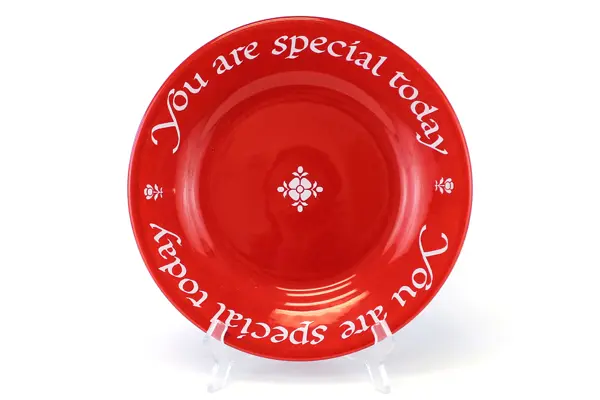 Vintage 1979 Original Red Plate Company "You Are Special Today"  10.5" Plate