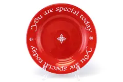 Vintage 1979 Original Red Plate Company "You Are Special Today"  10.5" Plate